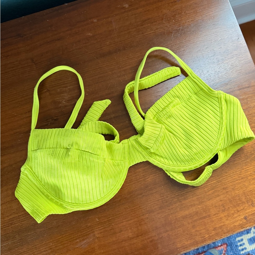 Monday Swimwear Maui Top Zest Wide Rib